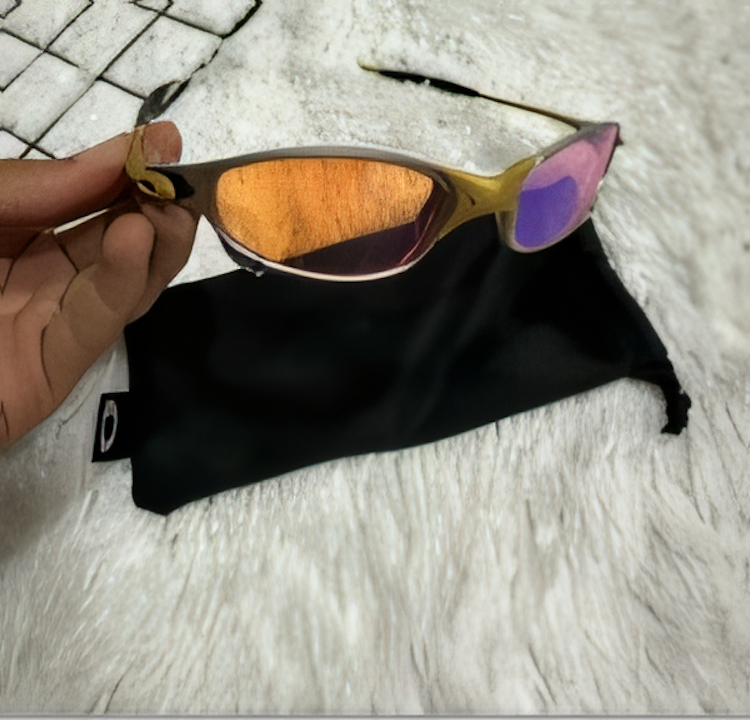 Óculos Masculino Estilo Urbano Rosa E Preto